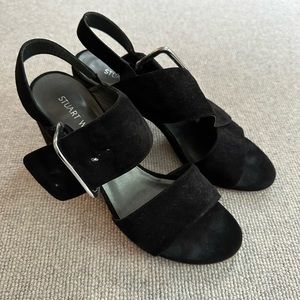stuart weitzman black heels size 8